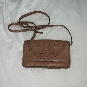 Tory Burch tan/beige crossbody